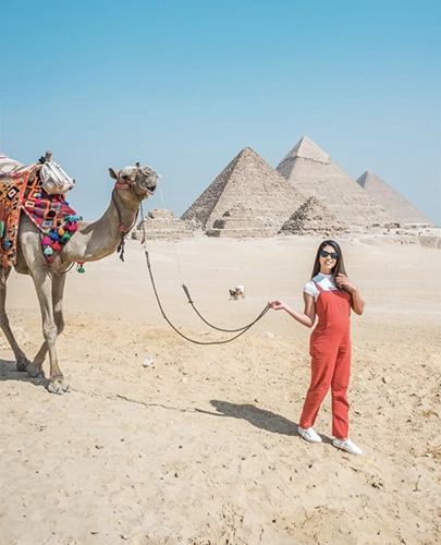 Female guides in Egypt