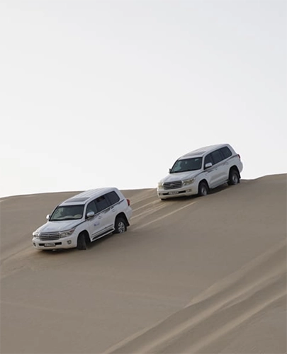 Dune Bashing in Doha Deserts