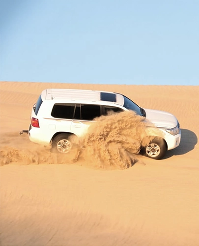 Dune Bashing fun in Doha Desert