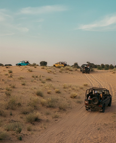 Vintage ride at Al Marmoom